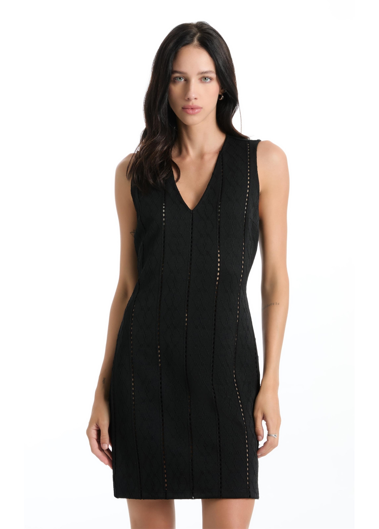 Vestido Bandage Sleeveless Preto