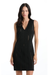 Vestido Bandage Sleeveless Preto