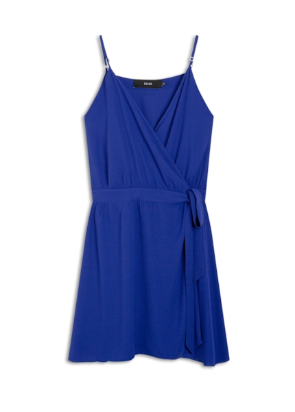 Vestido Beta Overlap Ellus Azul Bic