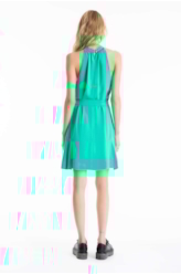 Vestido Beta Sleeveless Ellus Verde Agua