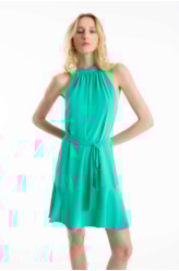 Vestido Beta Sleeveless Ellus Verde Agua