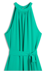 Vestido Beta Sleeveless Ellus Verde Agua