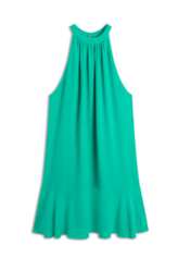 Vestido Beta Sleeveless Ellus Verde Agua