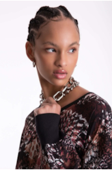 Vestido Beta Snake Staight Estamp. 1