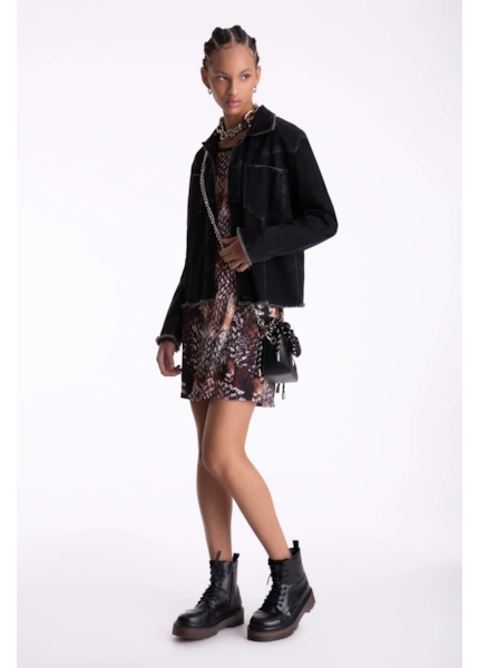 Vestido Beta Snake Staight Estamp. 1