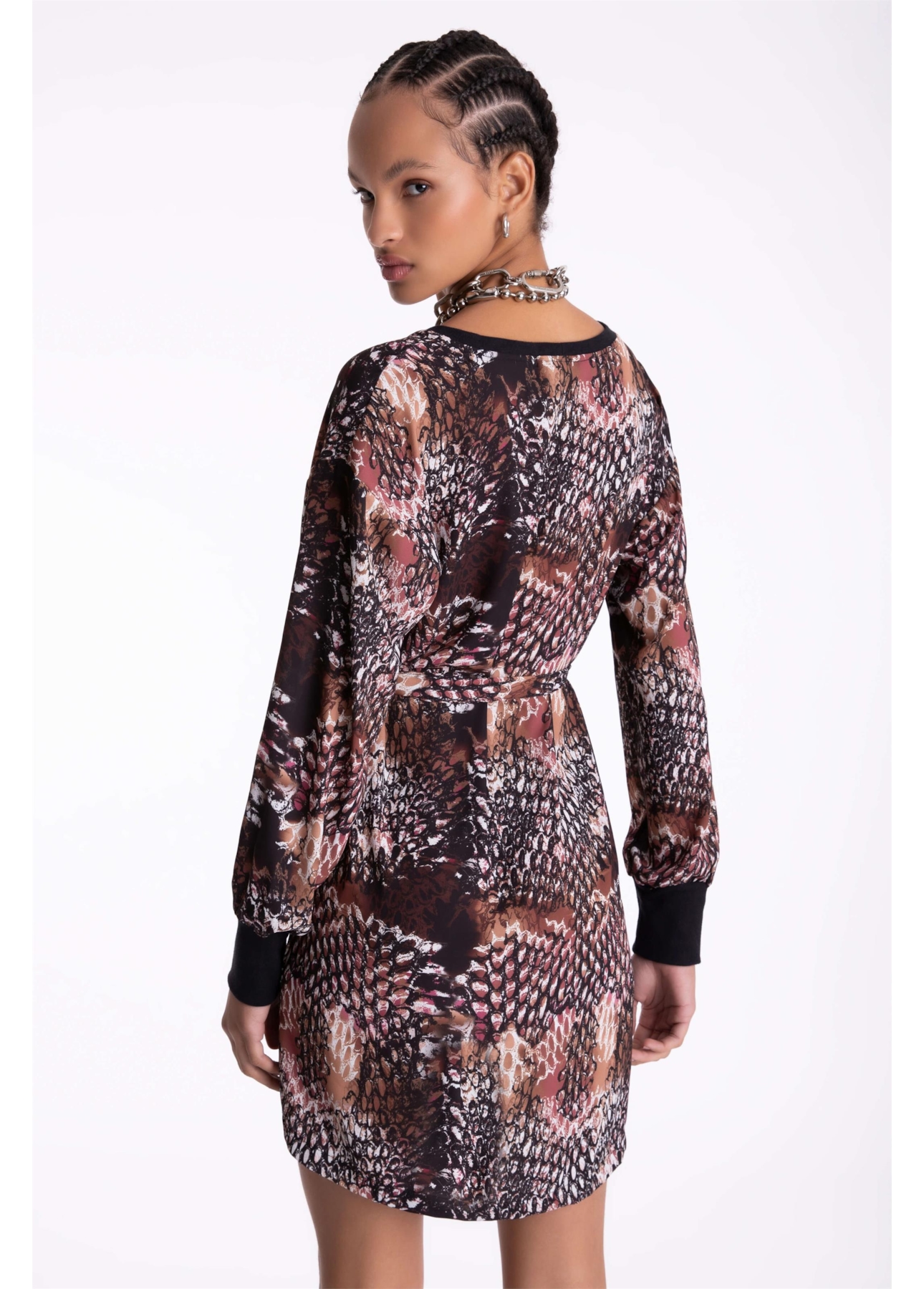 Vestido Beta Snake Staight Estamp. 1