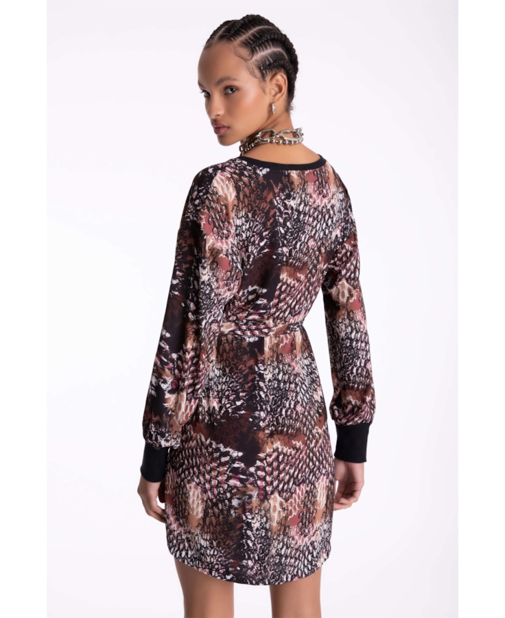 Vestido Beta Snake Staight Estamp. 1
