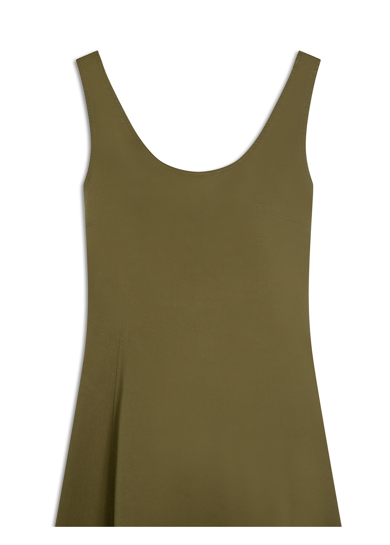 Vestido Broken Ilhos Verde Militar