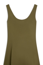 Vestido Broken Ilhos Verde Militar