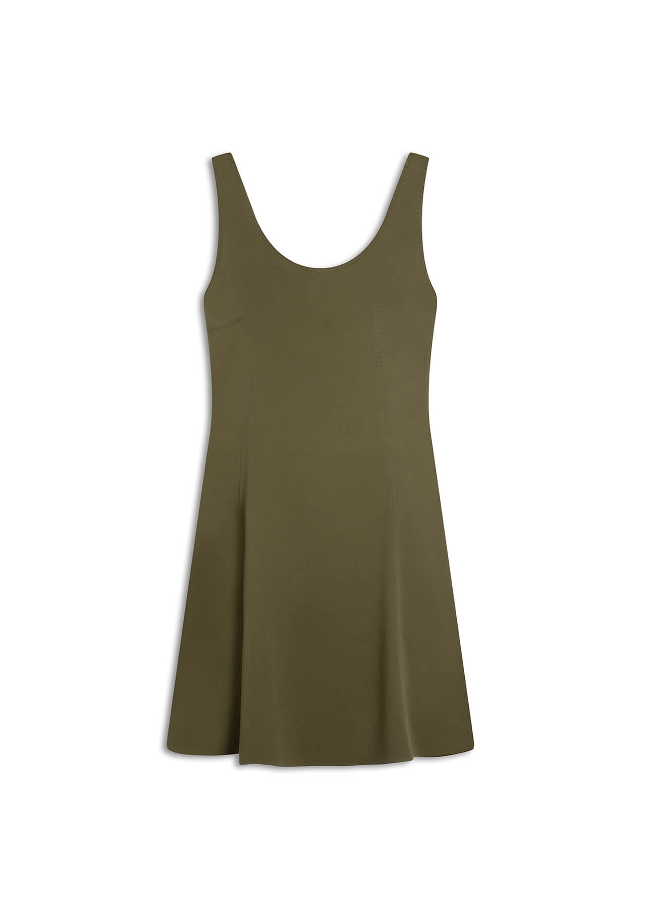 Vestido Broken Ilhos Verde Militar