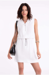 Vestido Cap Adjuster Off White