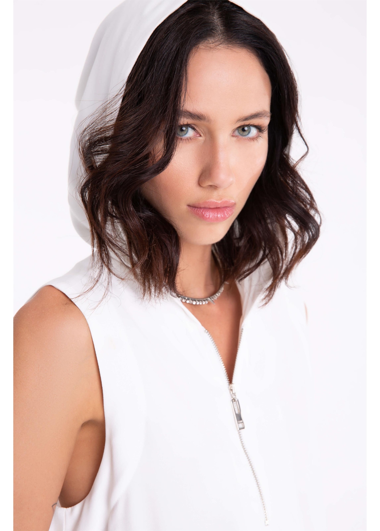 Vestido Cap Adjuster Off White