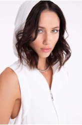 Vestido Cap Adjuster Off White
