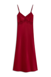 Vestido Cetim Passione Vermelho