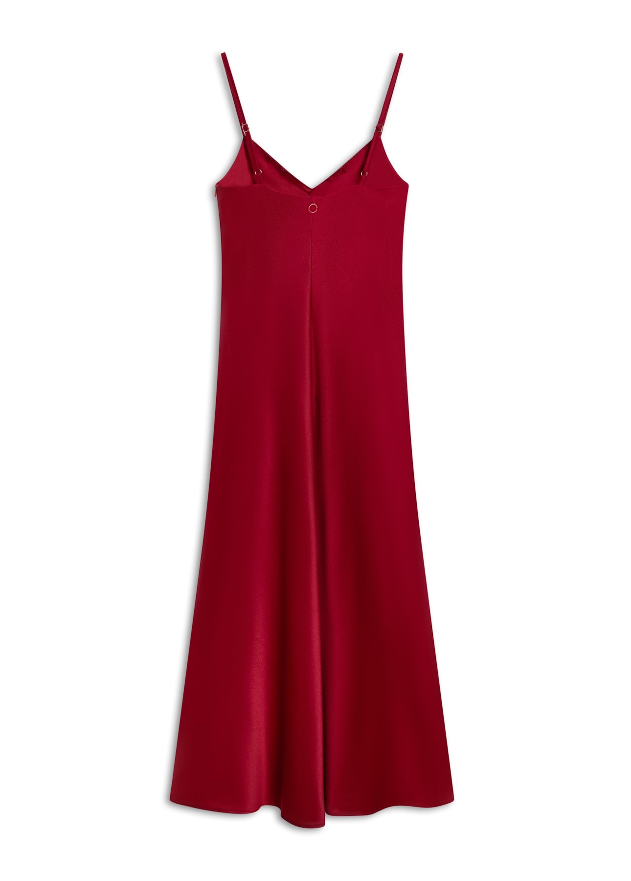 Vestido Cetim Passione Vermelho