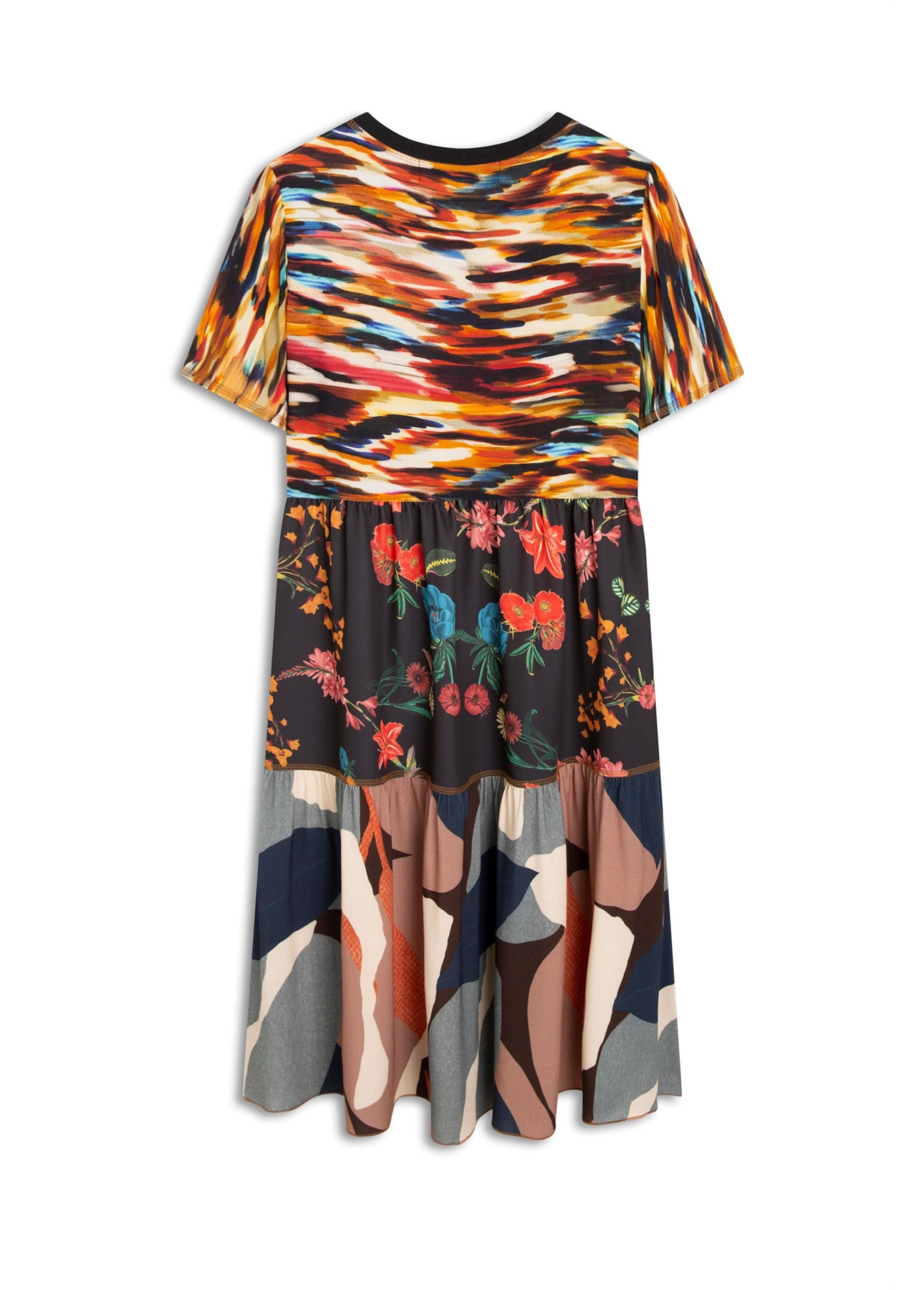 Vestido Chalis Mix Paint Estampado