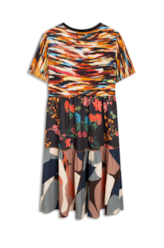 Vestido Chalis Mix Paint Estampado