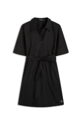 Vestido Chemise Galles Pleat Preto