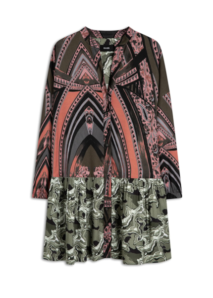Vestido Chemise Maicha Geometrica Padrao 1