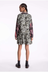 Vestido Chemise Maicha Geometrica Padrao 1