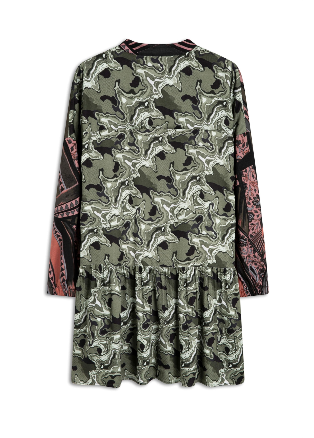 Vestido Chemise Maicha Geometrica Padrao 1