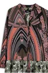 Vestido Chemise Maicha Geometrica Padrao 1