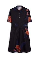 Vestido Chemise Ultraviolet Godê Preto
