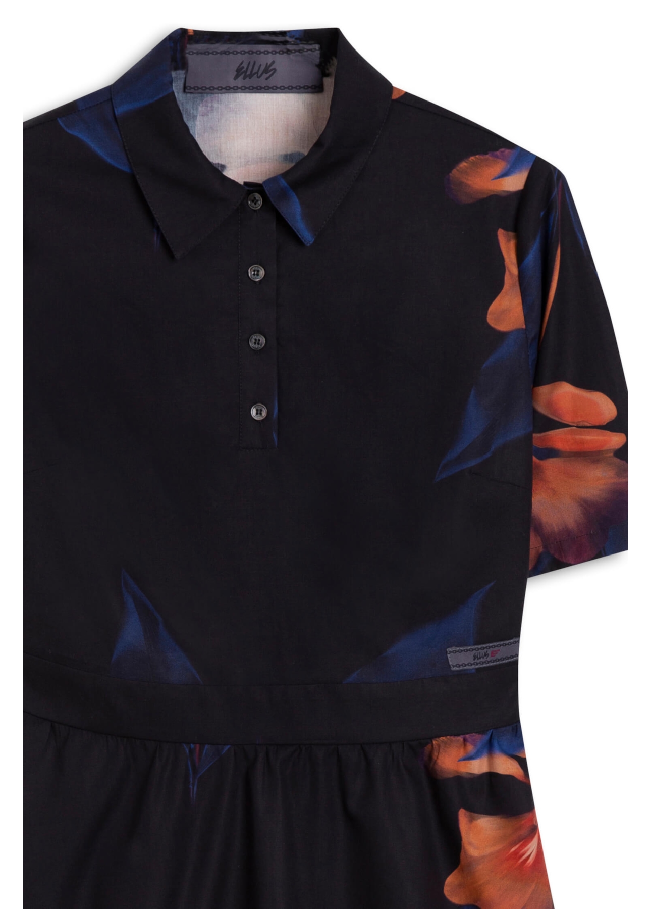 Vestido Chemise Ultraviolet Godê Preto