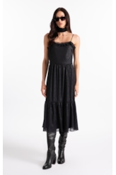 Vestido Chiffon Pasley Preto