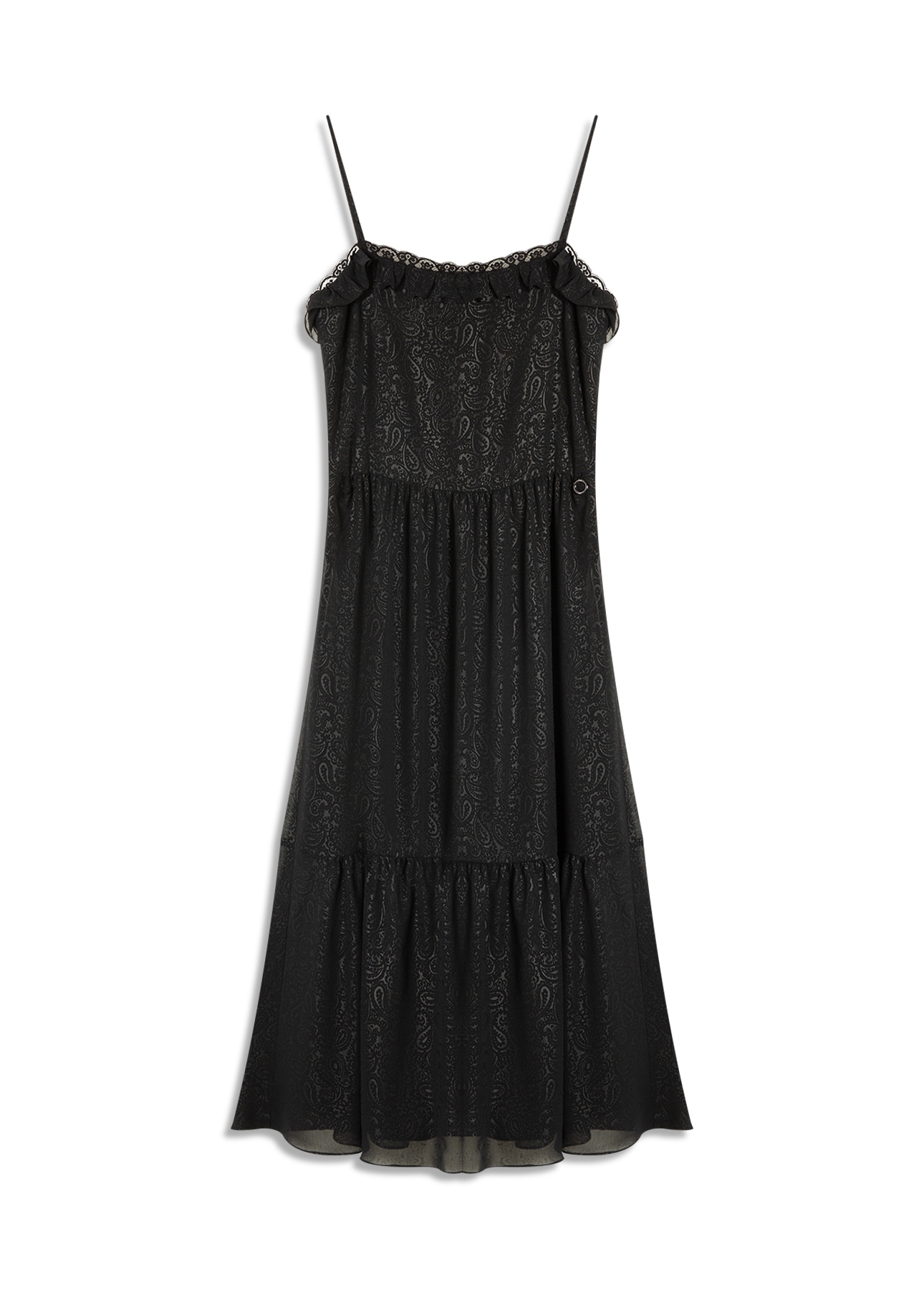 Vestido Chiffon Pasley Preto