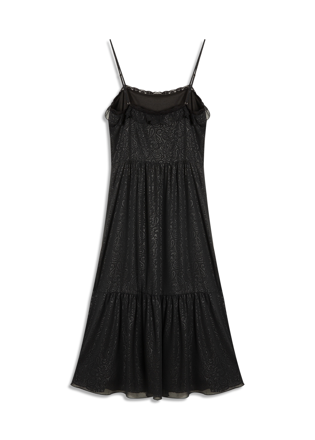 Vestido Chiffon Pasley Preto