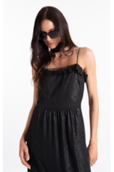 Vestido Chiffon Pasley Preto