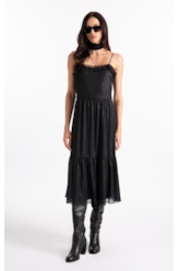 Vestido Chiffon Pasley Preto