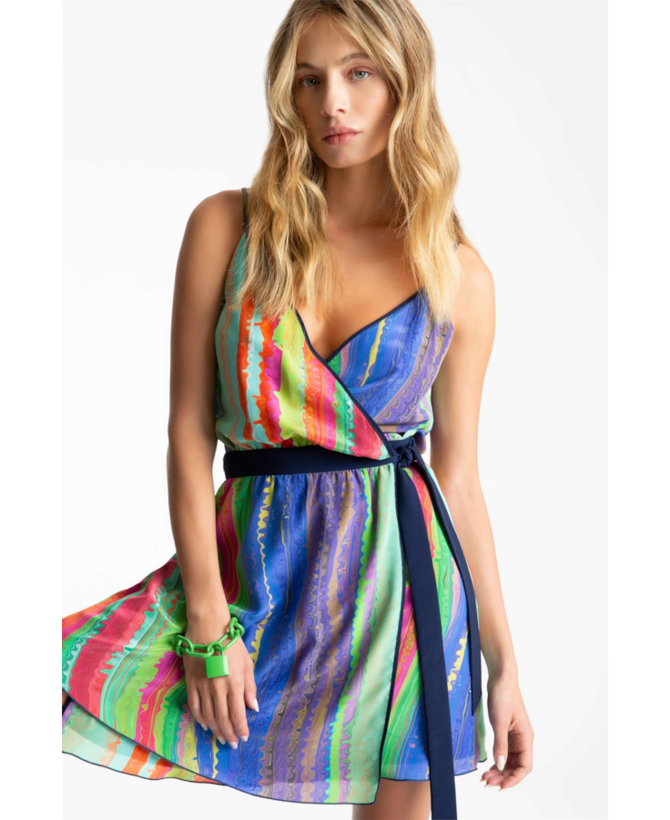 Vestido Colored Sleeveless Estampado