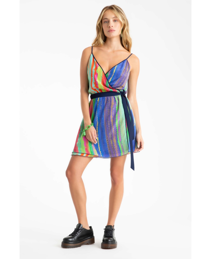 Vestido Colored Sleeveless Estampado