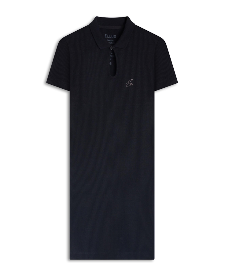 Vestido Cotton Rib Polo Ellus Dress Preto