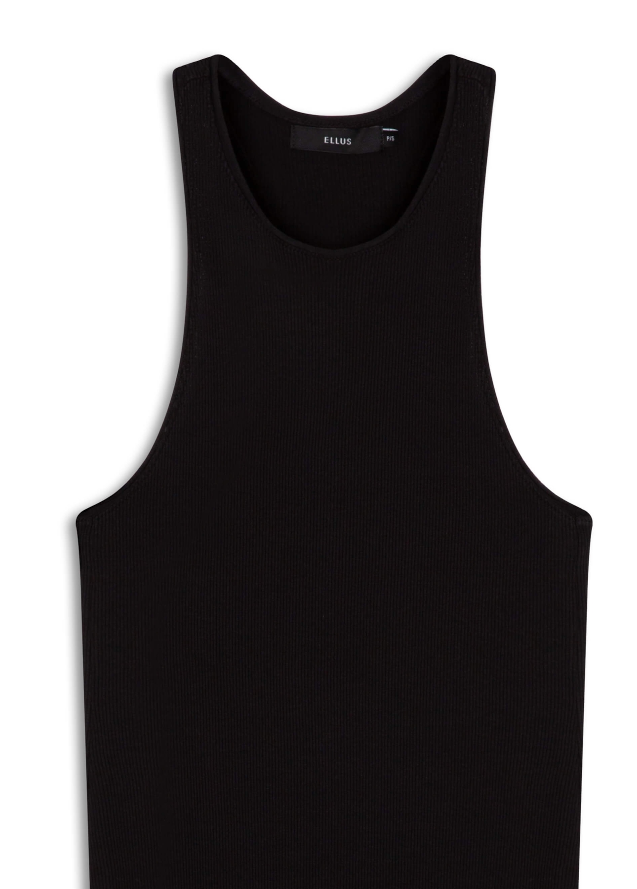 Vestido Cotton Rib Preto
