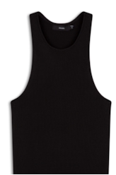 Vestido Cotton Rib Preto