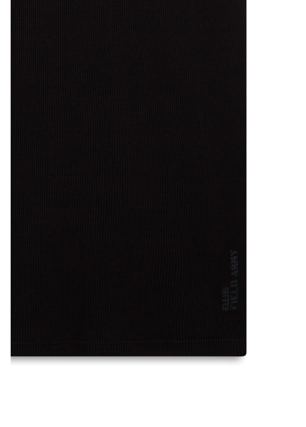 Vestido Cotton Rib Preto