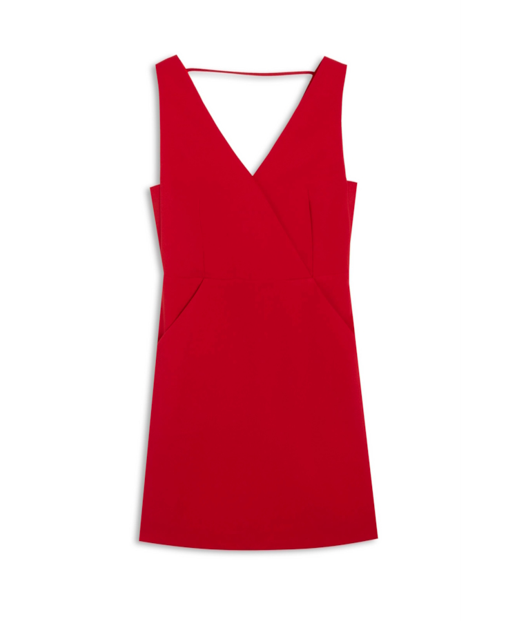 Vestido Crepe Way Vermelho
