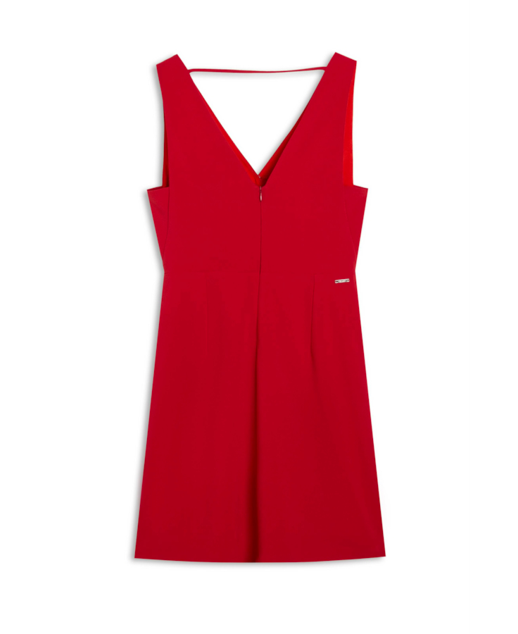 Vestido Crepe Way Vermelho