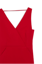Vestido Crepe Way Vermelho