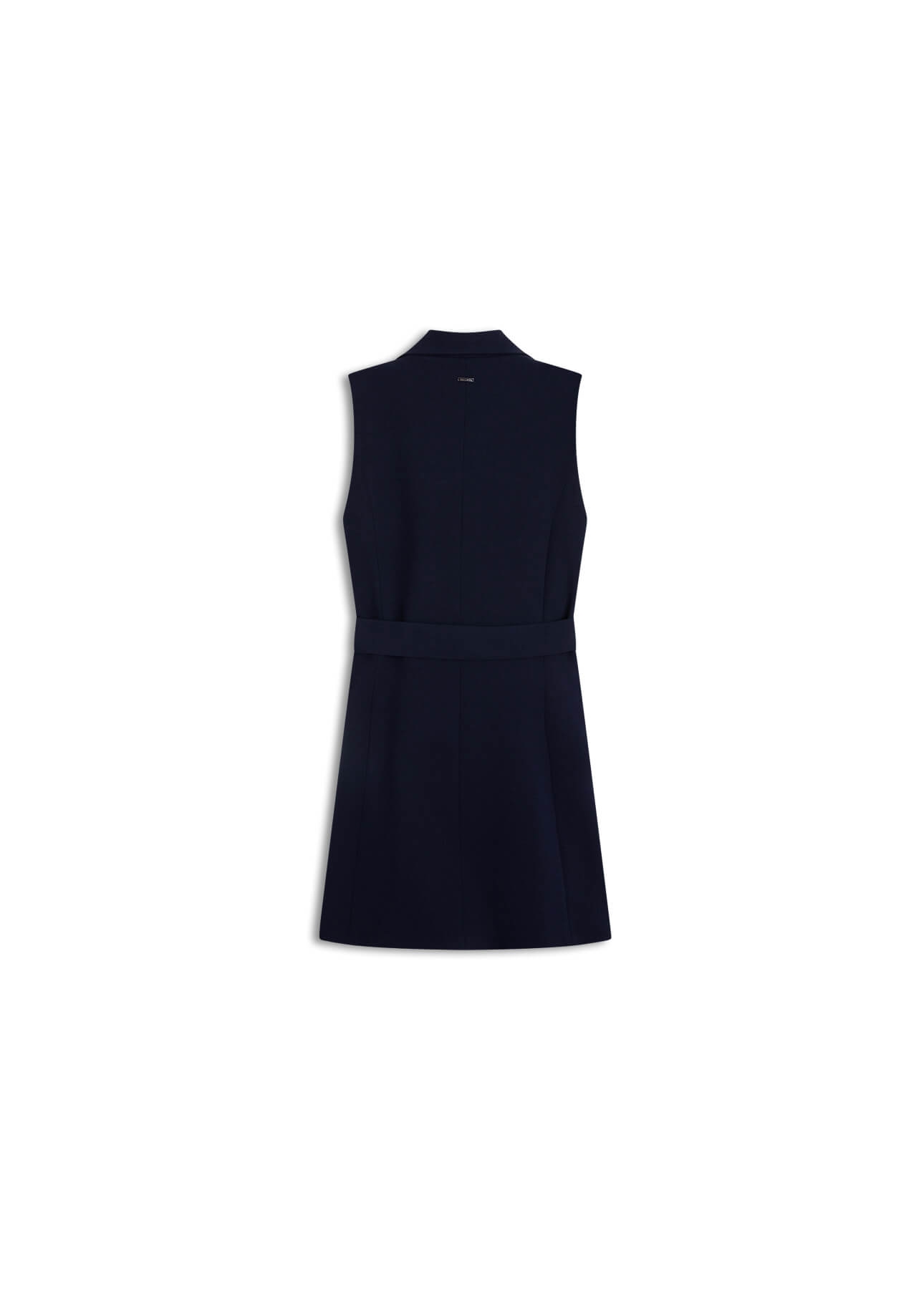 Vestido Crepe Way Vest Like Dark Navy