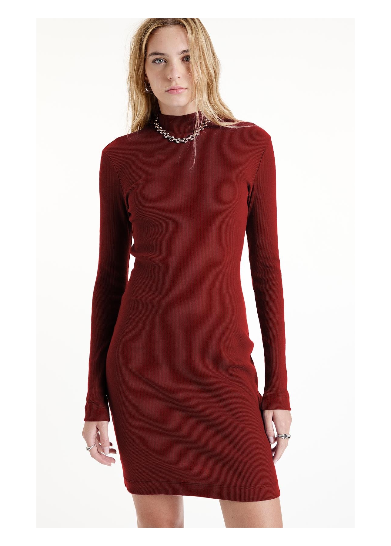 Vestido Ellus Classic Cereja