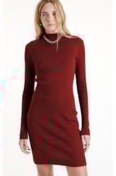 Vestido Ellus Classic Cereja