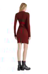 Vestido Ellus Classic Cereja