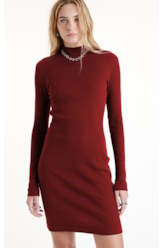 Vestido Ellus Classic Cereja