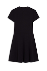 Vestido Ellus Cotton Slim Circle Dress Preto