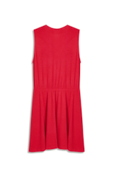Vestido Ellus Crepe Desire Transpasse Curto Vermelho Vivo