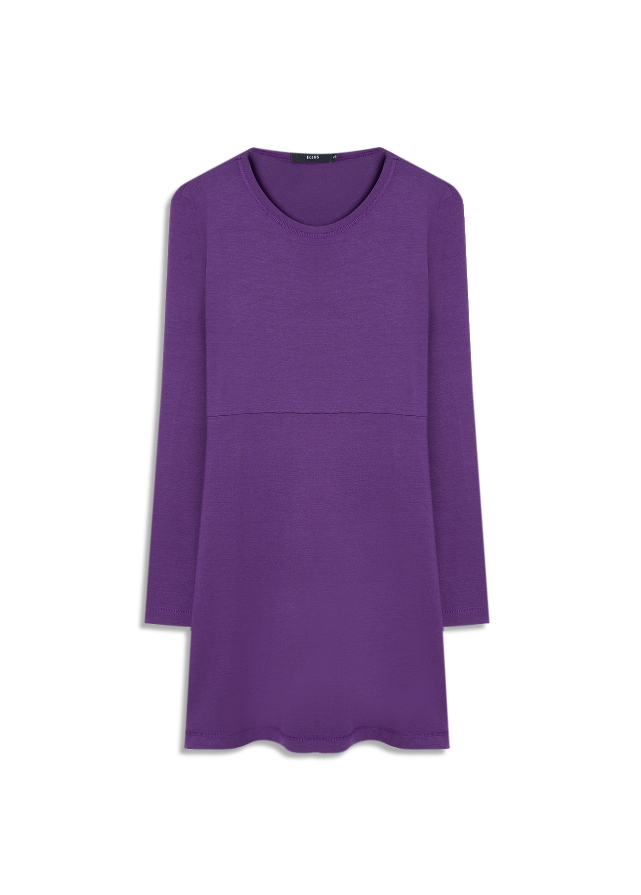 Vestido Ellus Crepe Lilas